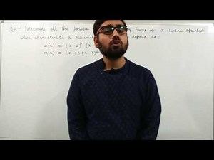 Jordan Canonical Form Example