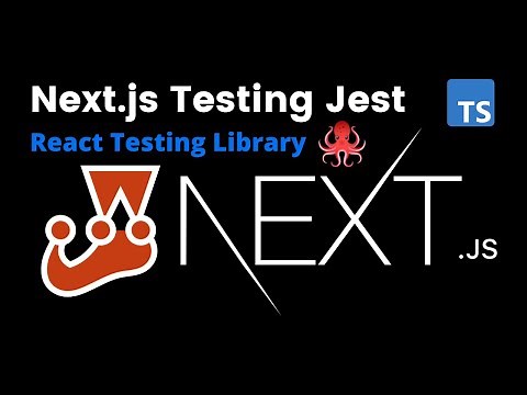 Next.js unit tests with Jest and Testing Library typescript