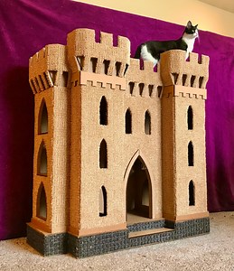 DIY Cat Castle Gothic Plans Cardboard Play House. Pattern Files Included. *digital Downloads Only* #etsydiyweek - Etsy
