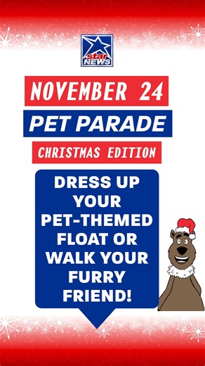 This year, Reidsville's Christmas Parade is going to the dogs... and cats... and ALL pets! 🎅🐶🐱 Introducing the Pet Parade, Christmas Edition on November 24 at 4 PM! Dress up your furry friends and join us for a fun walk or go all out with a fully decorated float, Christmas Pet Parade style! 🎁✨ Don’t miss out on the holiday fun with your best pals! See you there! 🐾🎄 #ChristmasPetParade #ReidsvilleChristmasParade #PetParadeFun #HolidayCheer | Star News TV