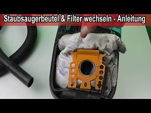 Changing vacuum cleaner bags - How to replace vacuum cleaner bags and filters