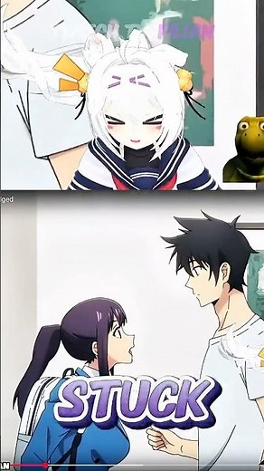 Filian broke after watching this SUS anime scene...💀