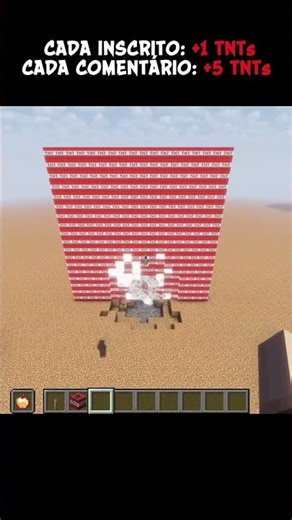 Explodi 6 MIL TNTS no Minecraft!!!