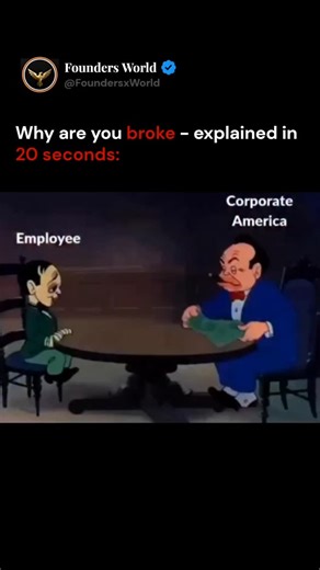 Wealth | Business | Finance | Tech on Instagram: "A scene from the classic 1946 Looney Tunes cartoon "Racketeer Rabbit" to satirize corporate wealth distribution. The meme suggests that while employees save for retirement via a 401(k), "Corporate America" takes the majority of the profits. The Cartoon: The characters in the meme are based on movie stars from the 1940s: the short gangster (right) is a caricature of Edward G. Robinson, and the smaller, bug-eyed character (left) is a caricature of 