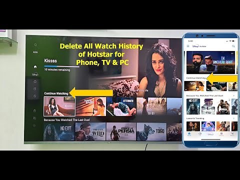How to Delete All Watch History of Disney+ Hotstar for Phone, Smart TV & PC