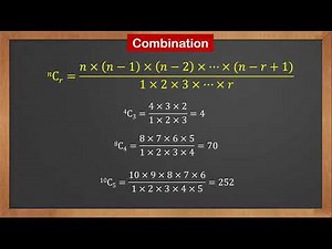 9709 S1 - 3.3 Combination