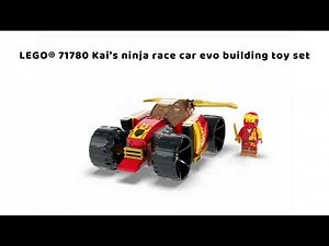LEGO® 71780 Kai's ninja race car evo building toy set