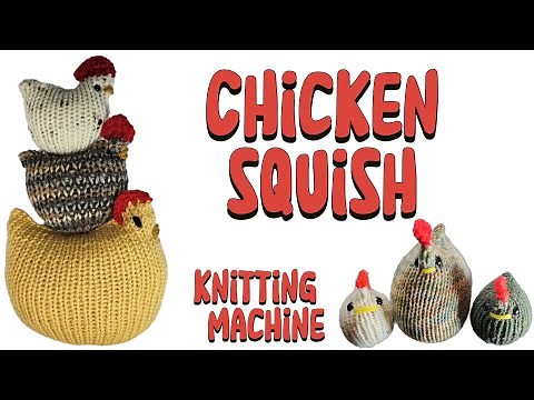 Adorable Chicken Pattern: Sentro Circular Knitting Machine Tutorial