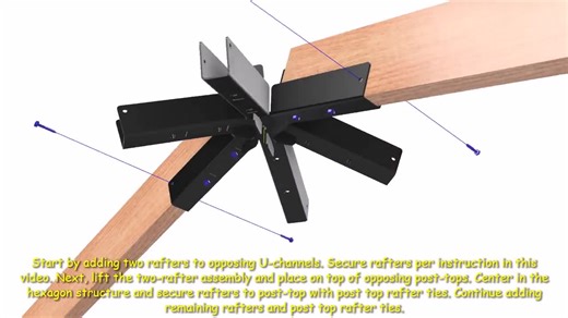 DIY Heavy Duty Iron Hexagon 6-way Spider Bracket Kit - Craft Your Own Unique Design - Etsy
