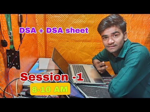 day-8 // DSA Live Coding Session #1 | Starting DSA Sheet Practice | 60 Days Coding Challenge 🚀