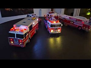 FDNY funrise tonka hasbro truck with lights and loud siren.