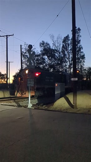 The OERM 1956 ALCo RSD-1 Road Switcher getting put away for the night #southerncaliforniarailwaymuseum #socalrailwaymuseum #socal #railfan #railfanning