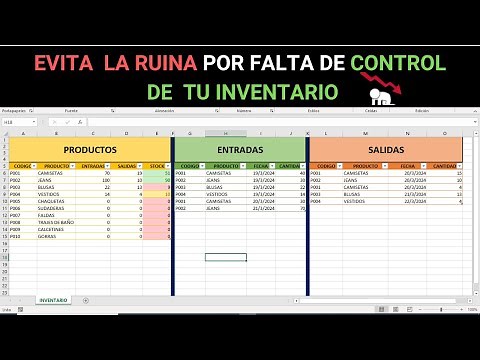 ✔️ Cómo Crear una Tabla de Control de Inventario de Entradas y Salidas en Excel | ACTUALIZADO 2026