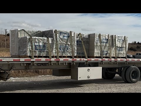 Concrete Blocks on a Flatbed / Loading and Securement Pro Tips…. ￼