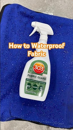 How to WATERPROOF fabric to prevent stains. Water-resistant fabric #diy #easy #outdoor