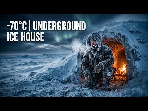 Alone at -70°C for Days | Underground Ice Shelter Survival in Alaska