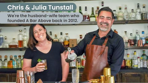 A Bar Above Premium Japanese Jigger 8 Precise Measurement Markings, Heavy Duty 304 Stainless Steel Double Cocktail Jigger for Professional Bartenders & Home Use, Durable Bar Tool for Accurate Pouring