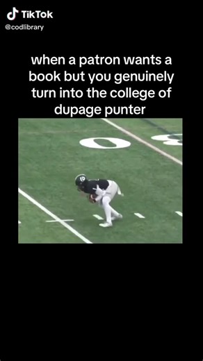 College of DuPage Library on Instagram: "The COD Library and football team are like that. #codlibrary #collegeofdupage #football"