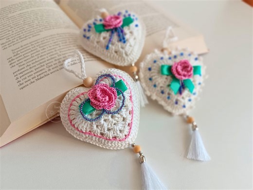 Crochet Lavender White Heart Sachets: Organic Moth Repellent Valentines Day Gift Decor - Etsy Australia