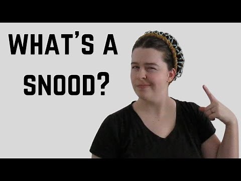 How To Wear a Snood || Renaissance Hairstyles