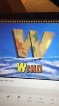 Sesame Street W for water, wind, wave, and wet