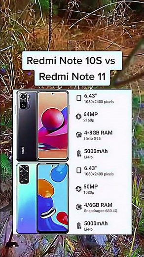 Xiaomi Redmi Note 10 S vs Xiaomi Note 11