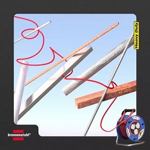 The Garant Cable Reel from Brennenstuhl is produced with the unique Bretec® Anti Cable Twist System making it perfect for precise cable-management when winding and rewinding. It is also equipped with a 240V triple socket outlet with self-closing covers to provide protection against dust and dirt. #brennenstuhl #veligaahardware | Veligaa Hardware