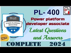 Complete Microsoft PL-400 - Power Platform Developer Associate: Practice Questions and Answers - 2