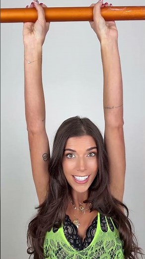 my arms could barely hang on!