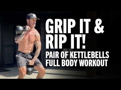 Full Body Kettlebell Workout That Builds Real Results From Home!