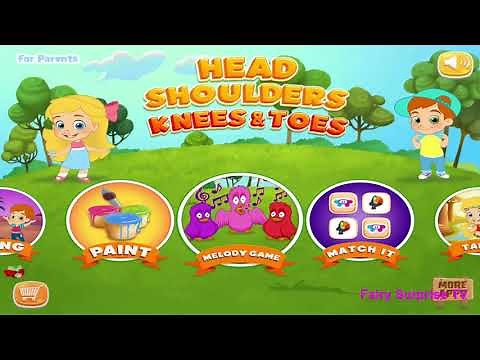 Head Shoulders Knees and Toes Song Tabtale Kids Games Learn Educational Games For Kids