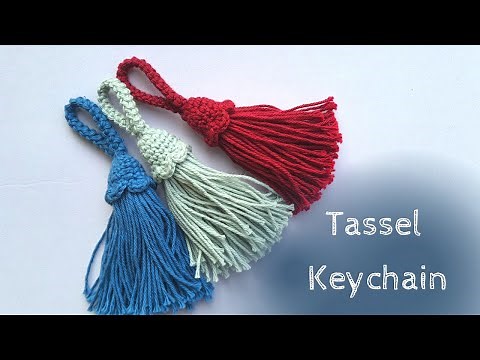 Tassel Keychain - How to crochet a keychain | Detailed tutorial for beginners