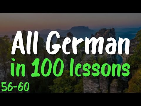 All German in 100 Lessons! 🇩🇪 Lessons 56-60: 100 Must-Know German Words & Phrases for Beginners