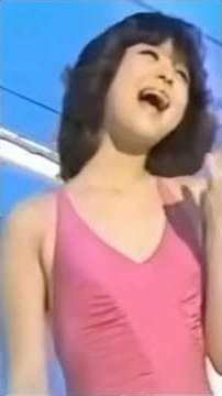 超貴重！もう見る事が出来ない19歳！水着の聖子ちゃん#松田聖子 #白いパラソル#shorts
