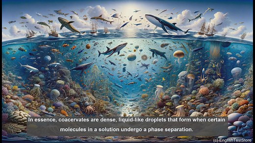 Coacervate in biology