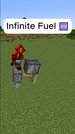 Minecraft: How to Get UNLIMITED Fuel! 🔥 #Shorts