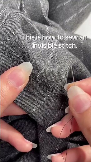 How to sew the perfect invisible seam 🪡