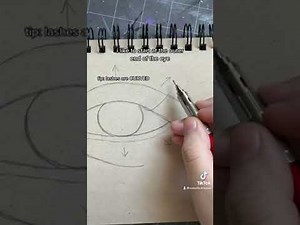 How to Draw Eyelashes