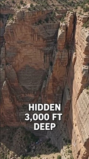 Did you know there’s a secret town hidden 3,000 feet deep in the Grand Canyon? 🏜️✨