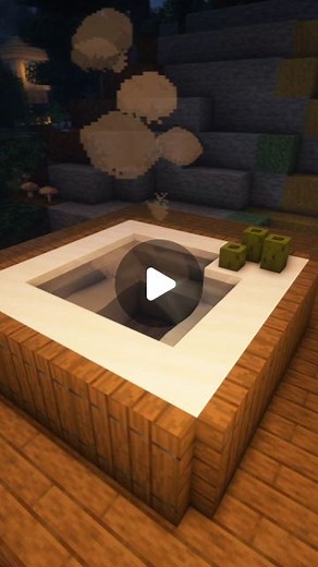 ArtiCraft on Instagram: "How to build a realistic hottub in Minecraft 🤫 // #minecraft #minecrafttips #minecrafttutorial #minecraftinspiration #minecraftmemeshacks #minecraftbuildingideas #minecraftbuilds"