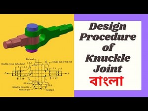 Knuckle Joint Design Procedure Explained | Design of Machine Elements (DME)