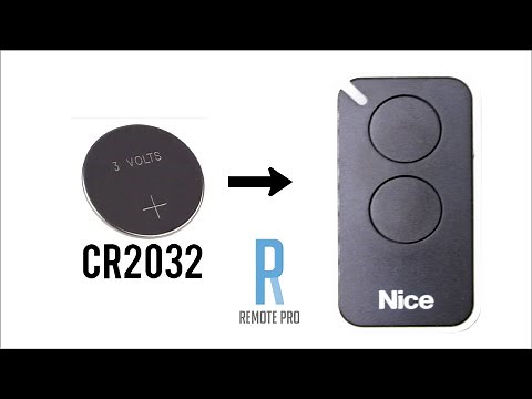 How to change/swap Battery for a Nice Era-Inti Black Genuine Remote
