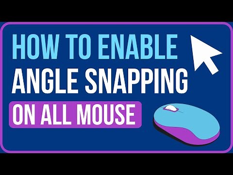 HOW TO ENABLE ANGLE SNAPPING MOUSE (2023) | How to Turn on Angle Snapping