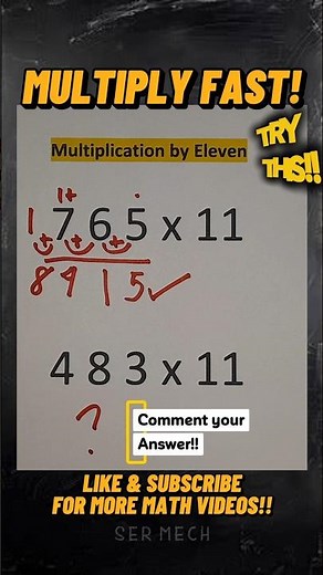 The Secret Math Method They Don't Teach You in School! 🤯 #mathhacks