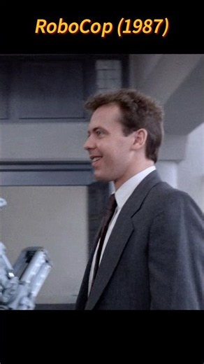 🤖 WHEN ROBOTS GO BERSERK!ED-209's Infamous Malfunction Scene | RoboCop (1987) 💥