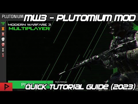 Teknogods Alternative - Plutonium Mod for MW3 Tutorial (2023)