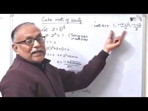 Cube roots of unity // Complex Numbers // Mathematics Class 11