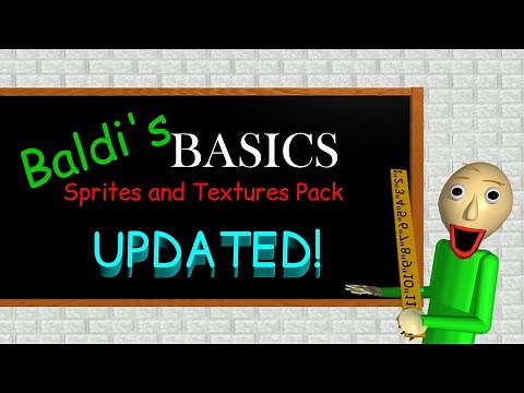 Baldi's Basics sprites pack DC2 link (Updated!)