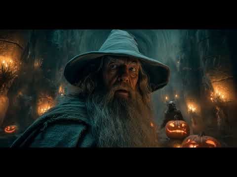 Dark Halloween Moria with Gandalf - 1 Hour Fantasy Ambient Music for Sleep and Study