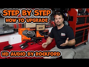 Step by step, How to Upgrade HD Audio by Rockford on 21-Up Harley Davidson CVO with Stage 4 Hertz